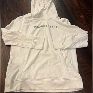Orangetheory White Sweatshirt with Black Trim